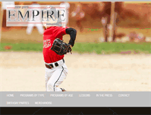 Tablet Screenshot of newyorkempirebaseball.org